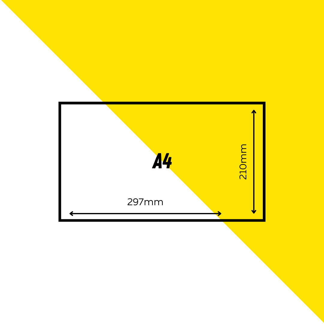 A4 Size | 210mm x 297mm